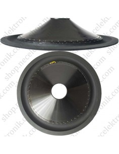 16cm PP KAUÇUK KÖRÜKLÜ DİKİŞLİ KONİ. mid bas hoaprlör konisi 2
