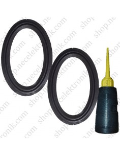 6x9 OVAL MID RANGE HOPARLÖR BEZ KÖRÜĞÜ VE YAPIŞTIRICI TAMİR SETİ