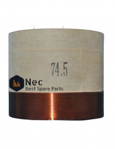 74.5mm Seslendirme Hoparlör Ses Bobini