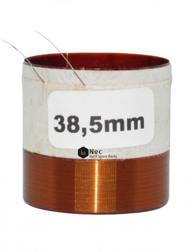 38.5mm Kaptona Sarılmış Hazır Ses Bobini - İTHAL ÜRÜN