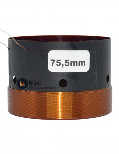 75.5mm 4kat sarımlı Seslendirme Hoparlör Bobini sarımı