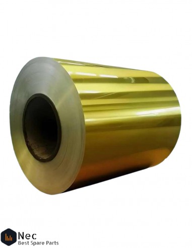 hoparlör bobin sarımı için alüminyum bobin karkası yanmaz ısıya dayanıklı yapışkanlı 0,15MM