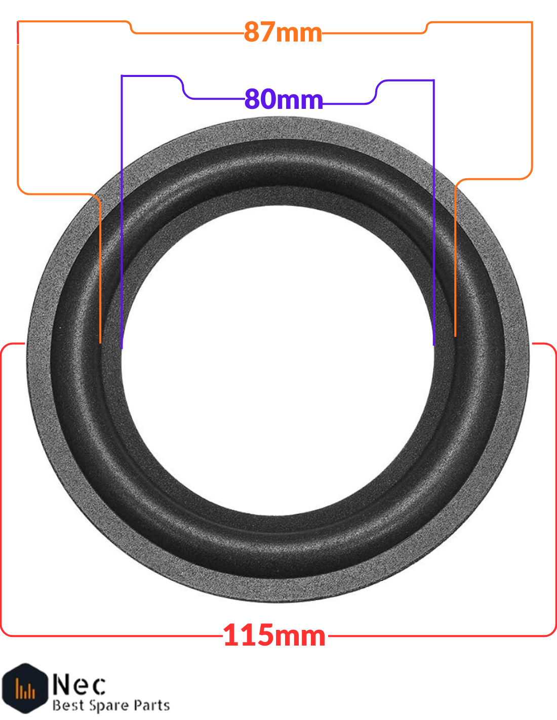 11cm hoparlör körüğü